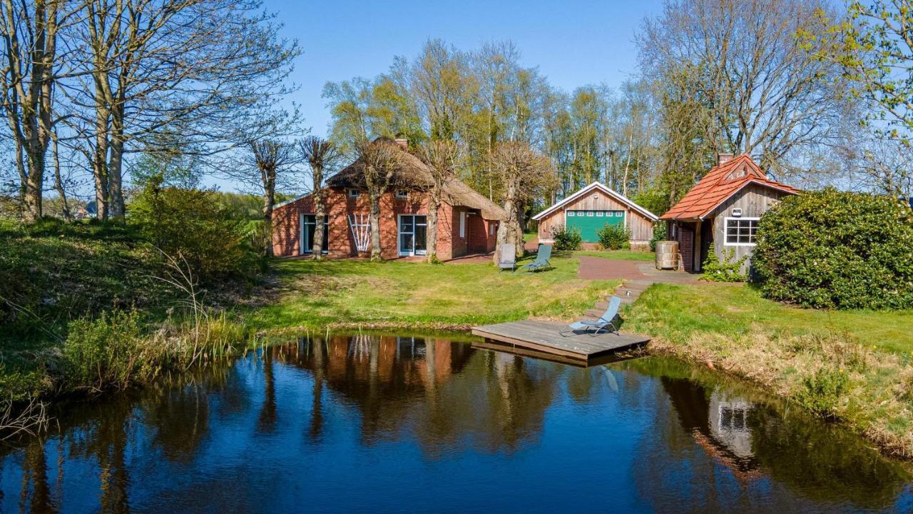 Reetdach Ostfriesenhaus Villa Sudbrookmerland Luaran gambar