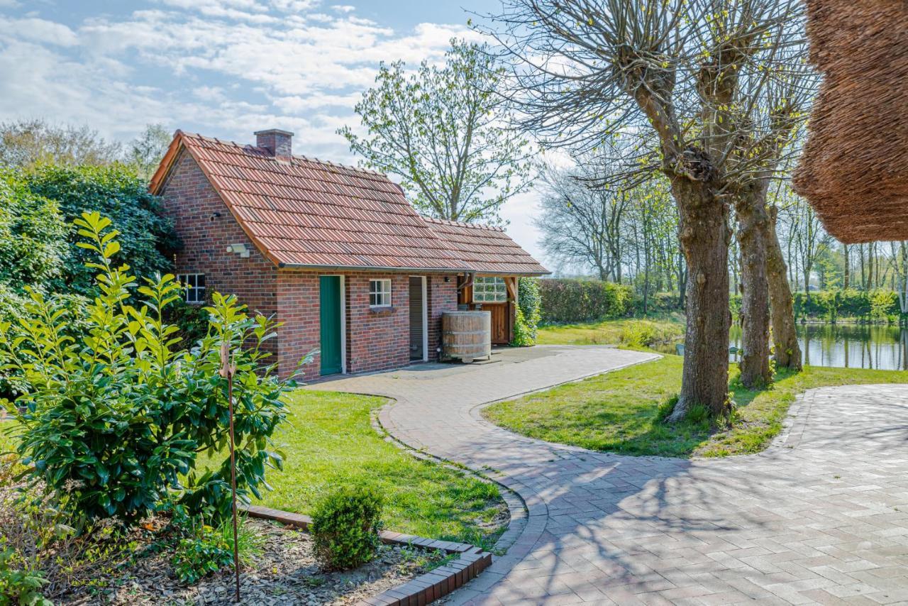 Reetdach Ostfriesenhaus Villa Sudbrookmerland Luaran gambar