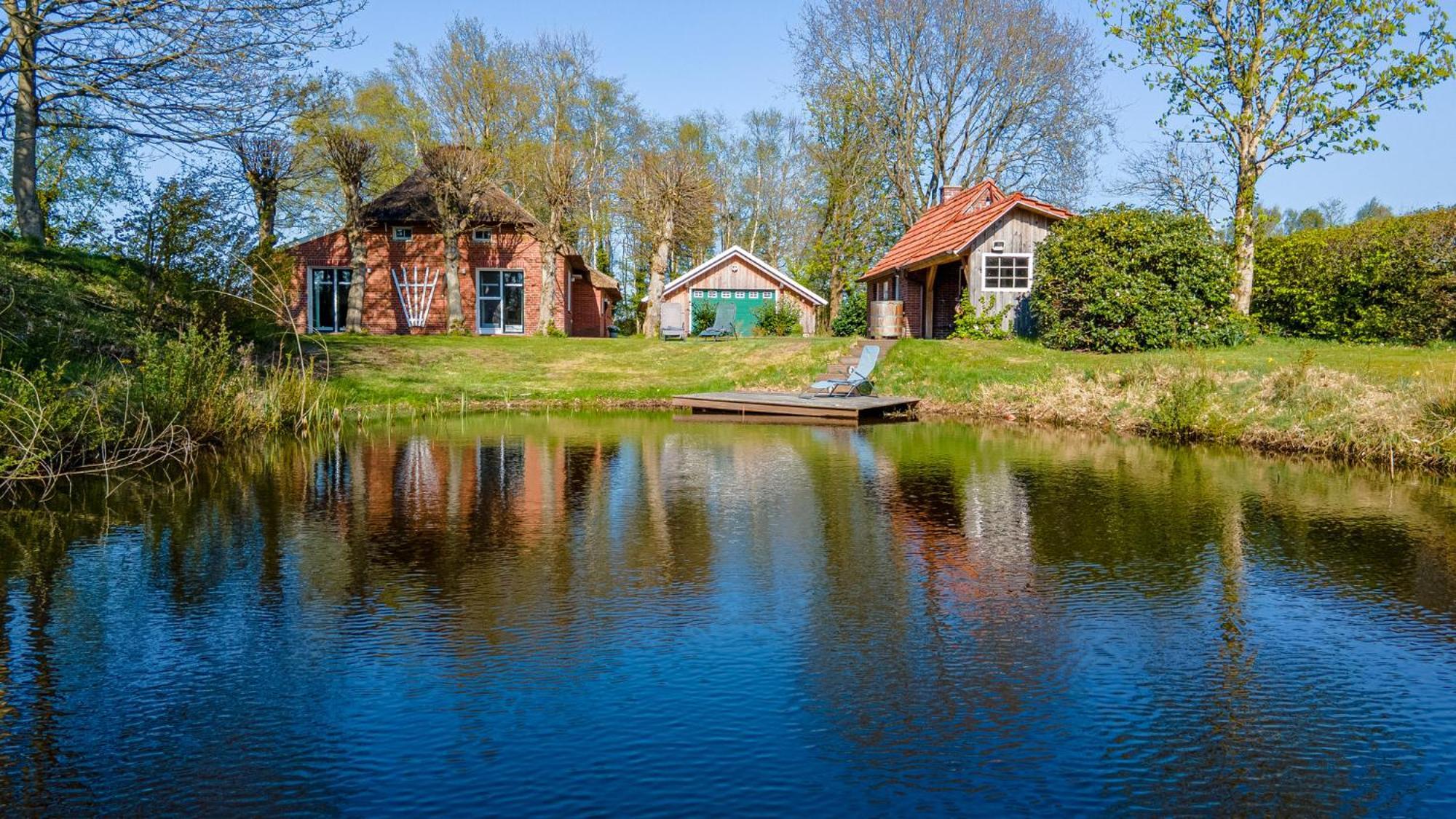 Reetdach Ostfriesenhaus Villa Sudbrookmerland Luaran gambar